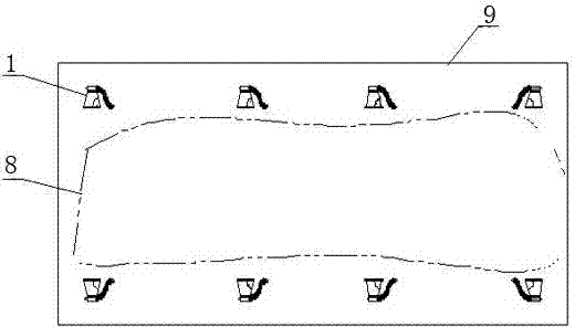 Automatic source-free superfine-dry-powder extinguishing method and device for engine room of wind generating set