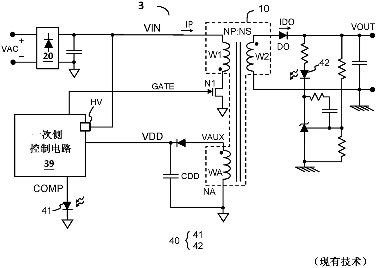 Flyback power converter circuit and high voltage start-up circuit thereof