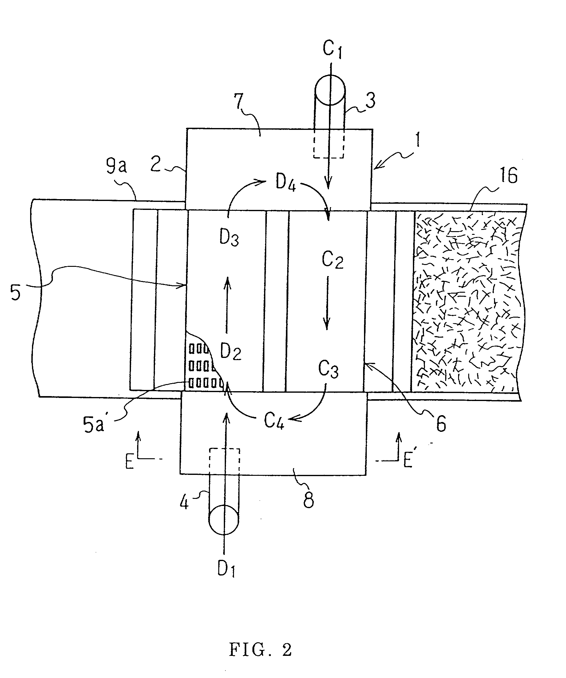 Non-woven fabric comprising staple fibers and an absorbent article using the same