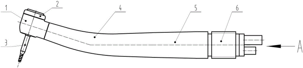 Anti-suckback device for high-speed turbo dental drill handpiece