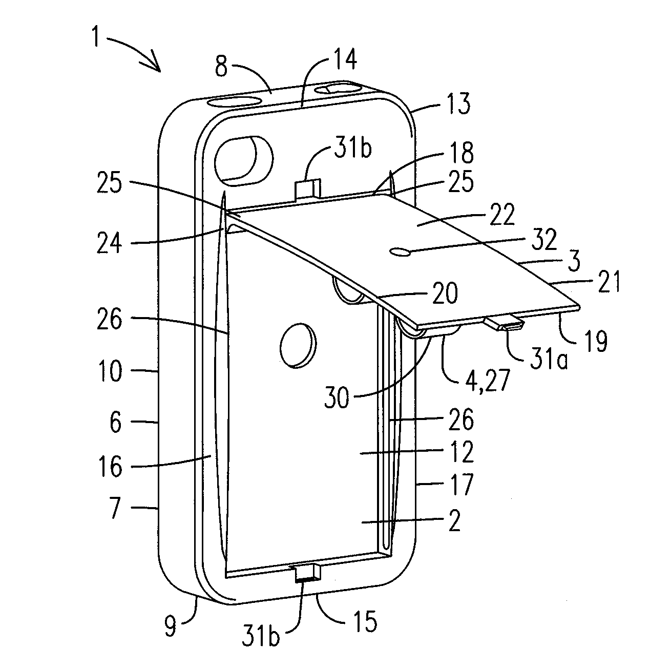 Protective case for electronic devices