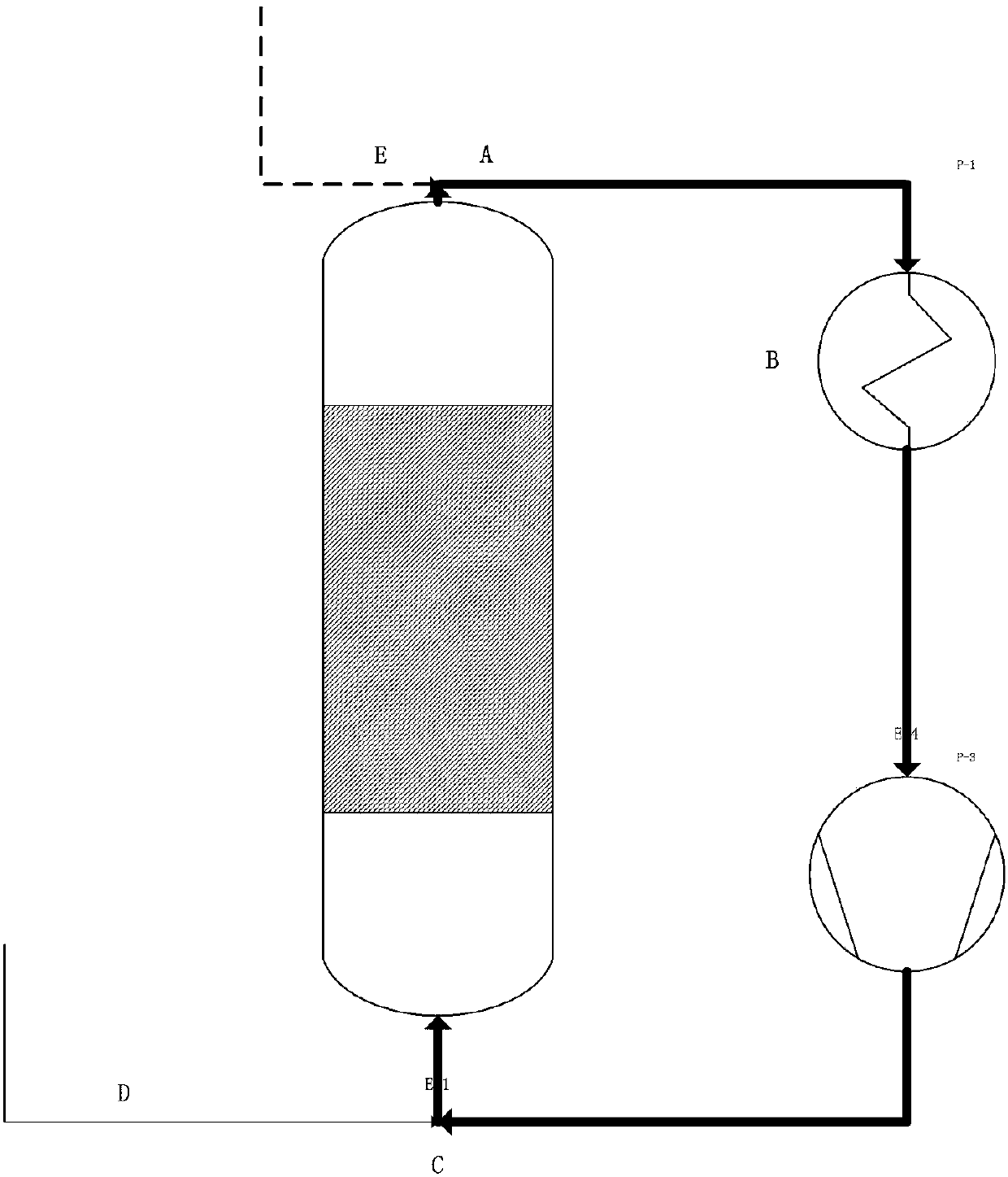 Method for producing ethylene copolymerized polypropylene through propylene bulk gas phase combination technology