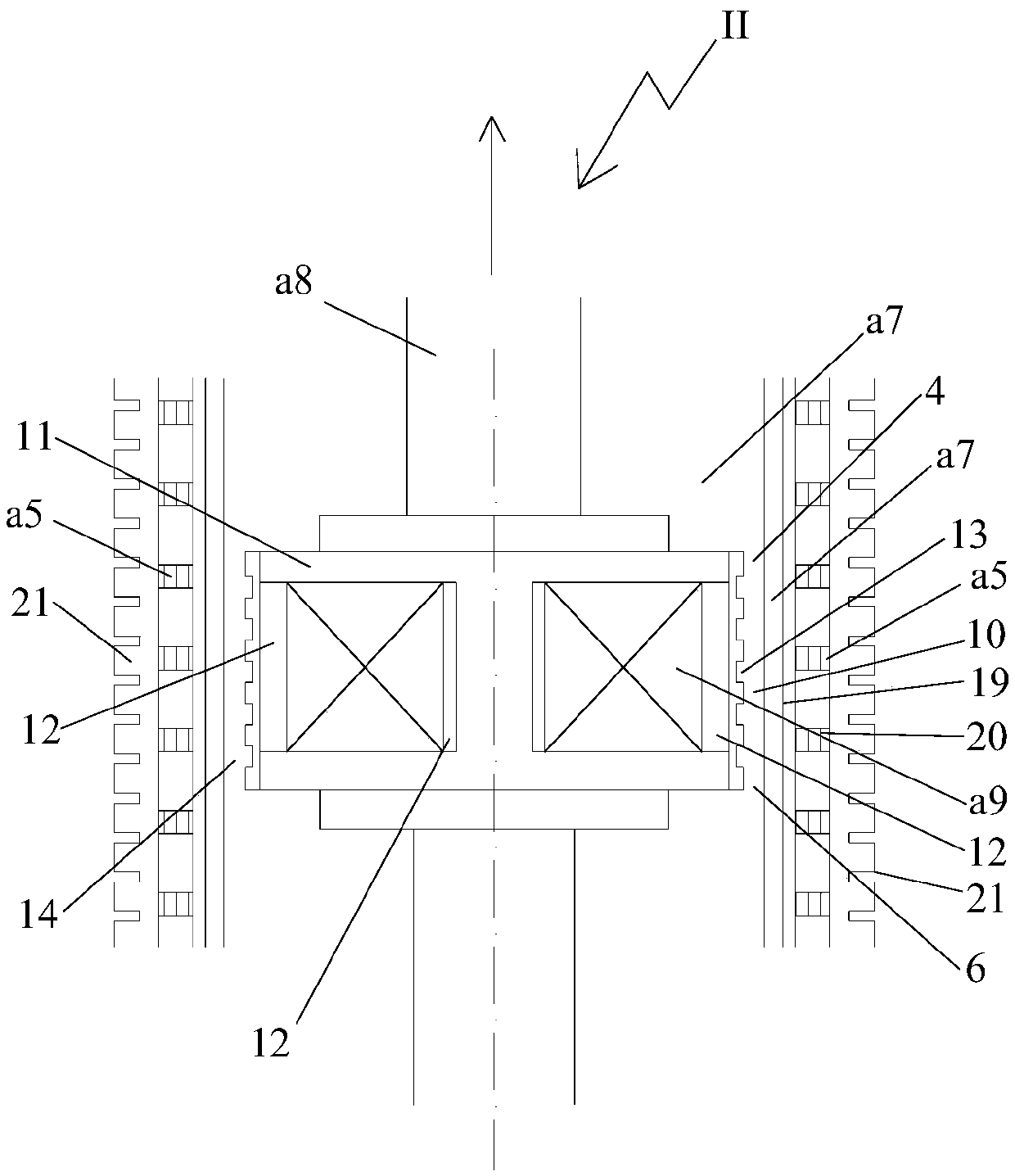 Dual-damping and dual-power-generating combined damping device