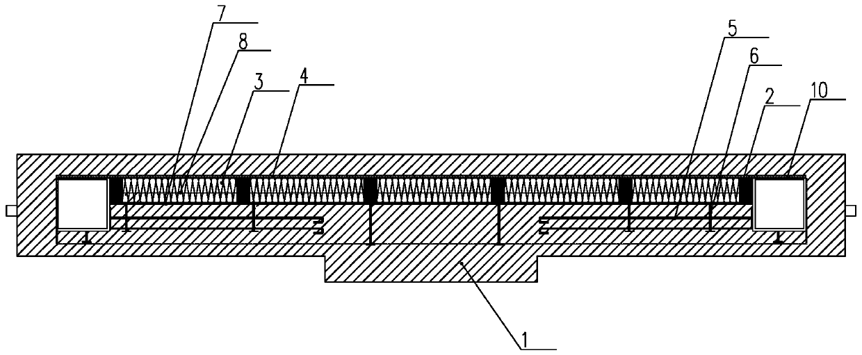 Waterproof heat preserving structure system for novel ganged brick outer wall steel skeleton and construction method