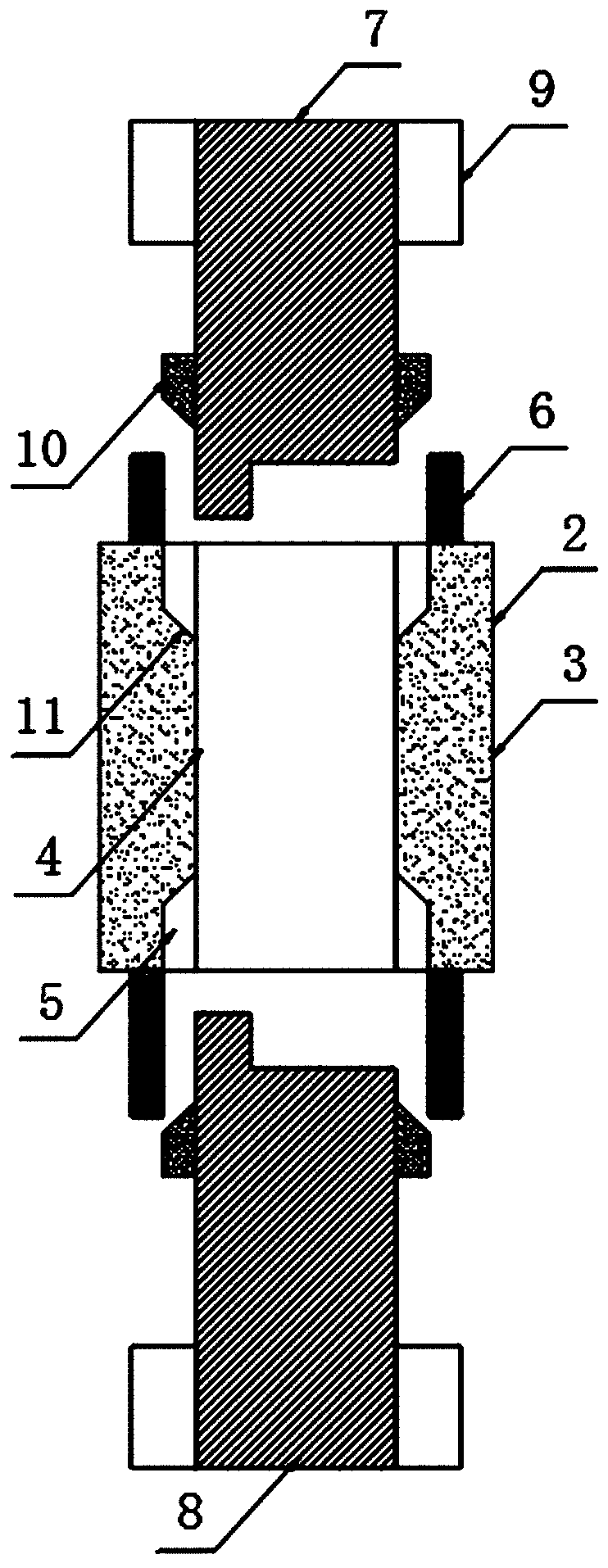 A kind of graphite carbon brush anti-overpressure single-die punching die and method thereof