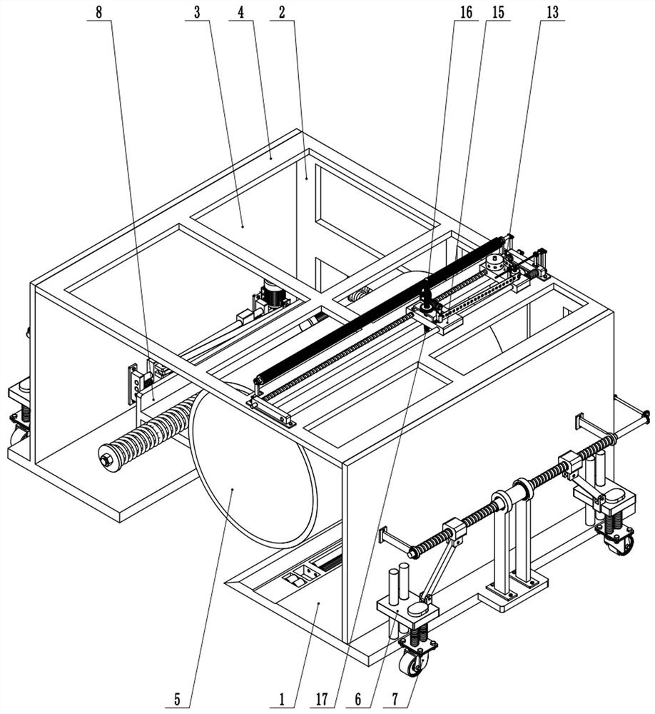 A measuring device for road and bridge construction