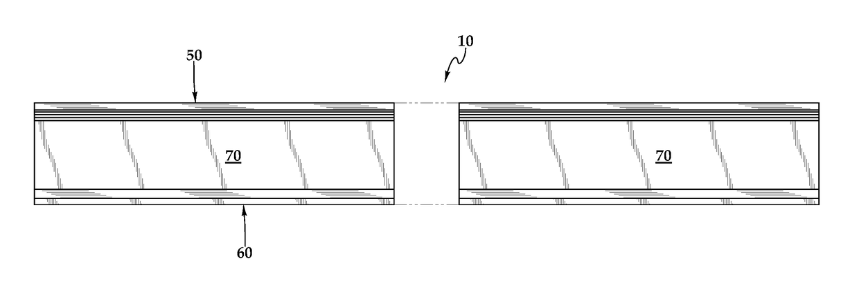 Angled lighting integrated into a ceiling t-bar