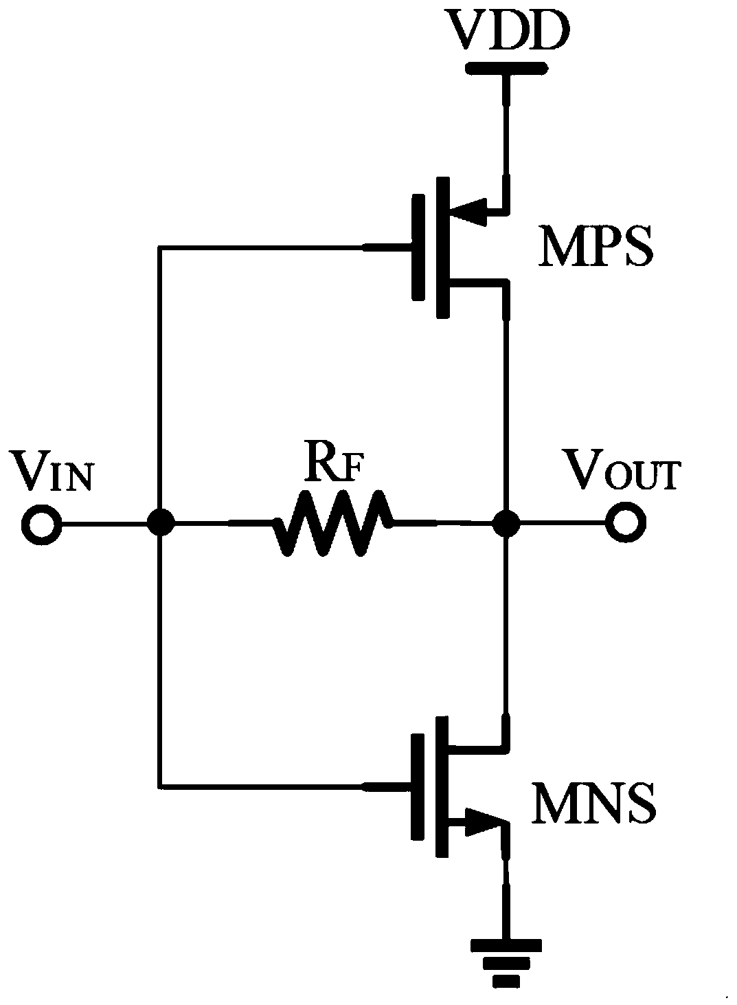 Inductor-free low-noise amplifier with separated gain and impedance matching