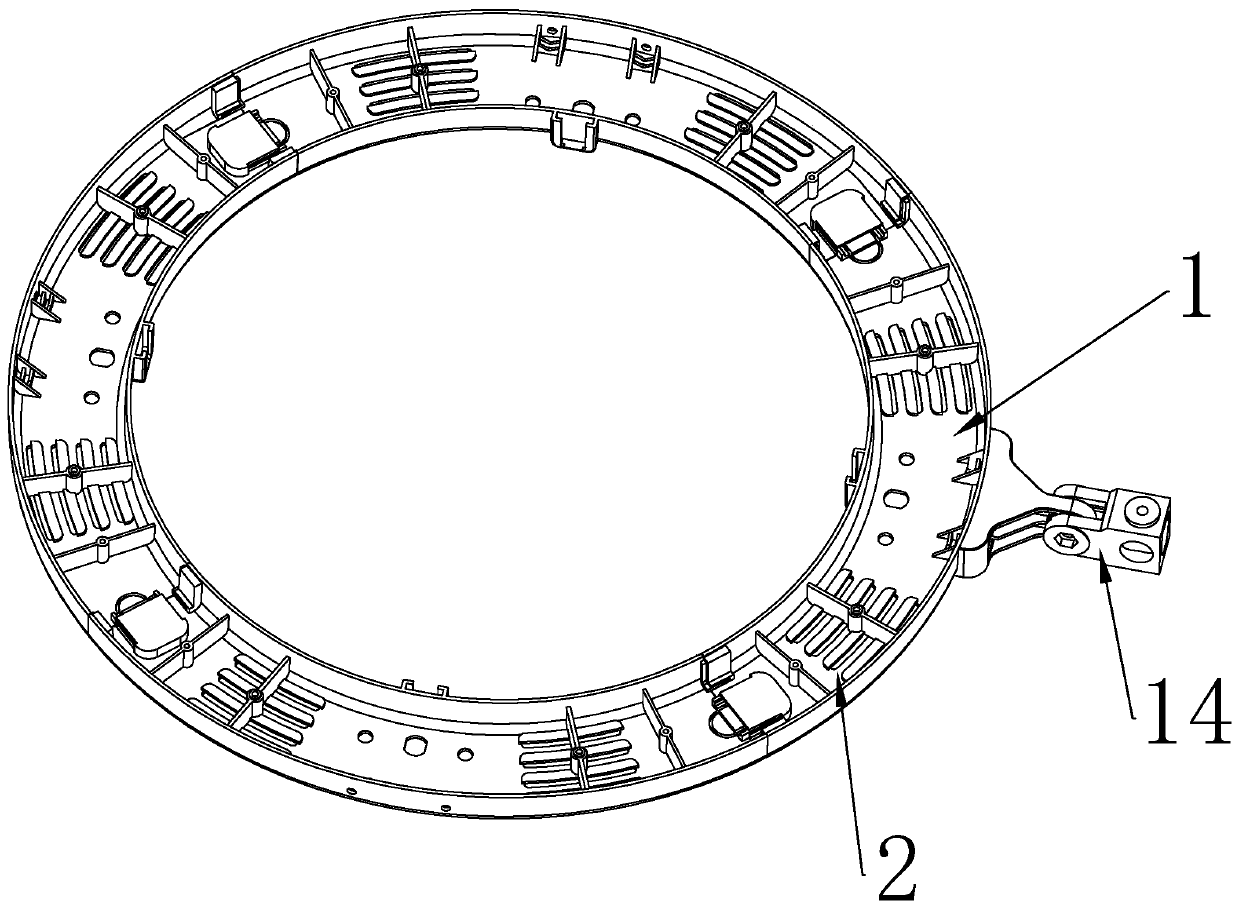 Dismounting and mounting structural lamp chassis