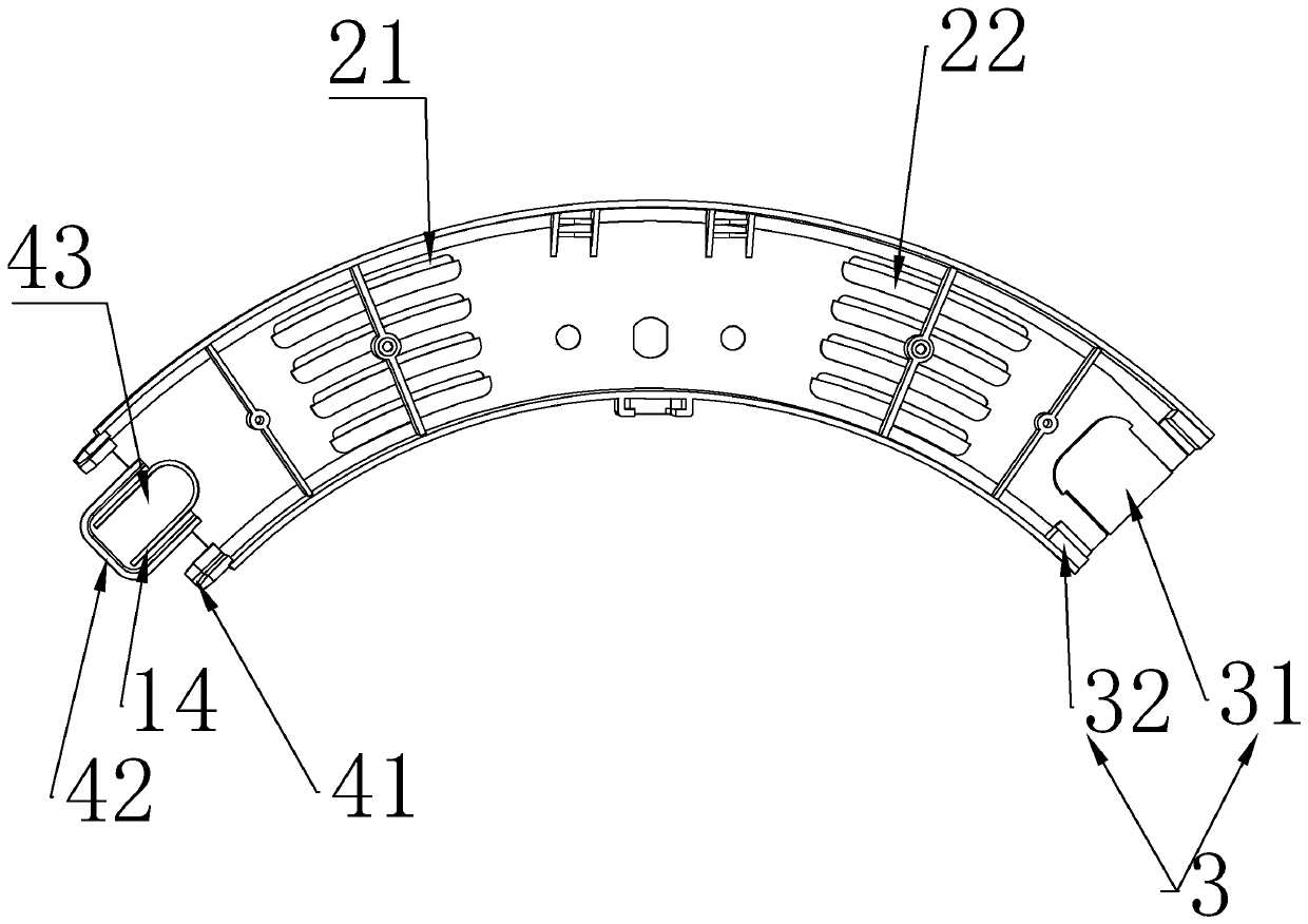 Dismounting and mounting structural lamp chassis