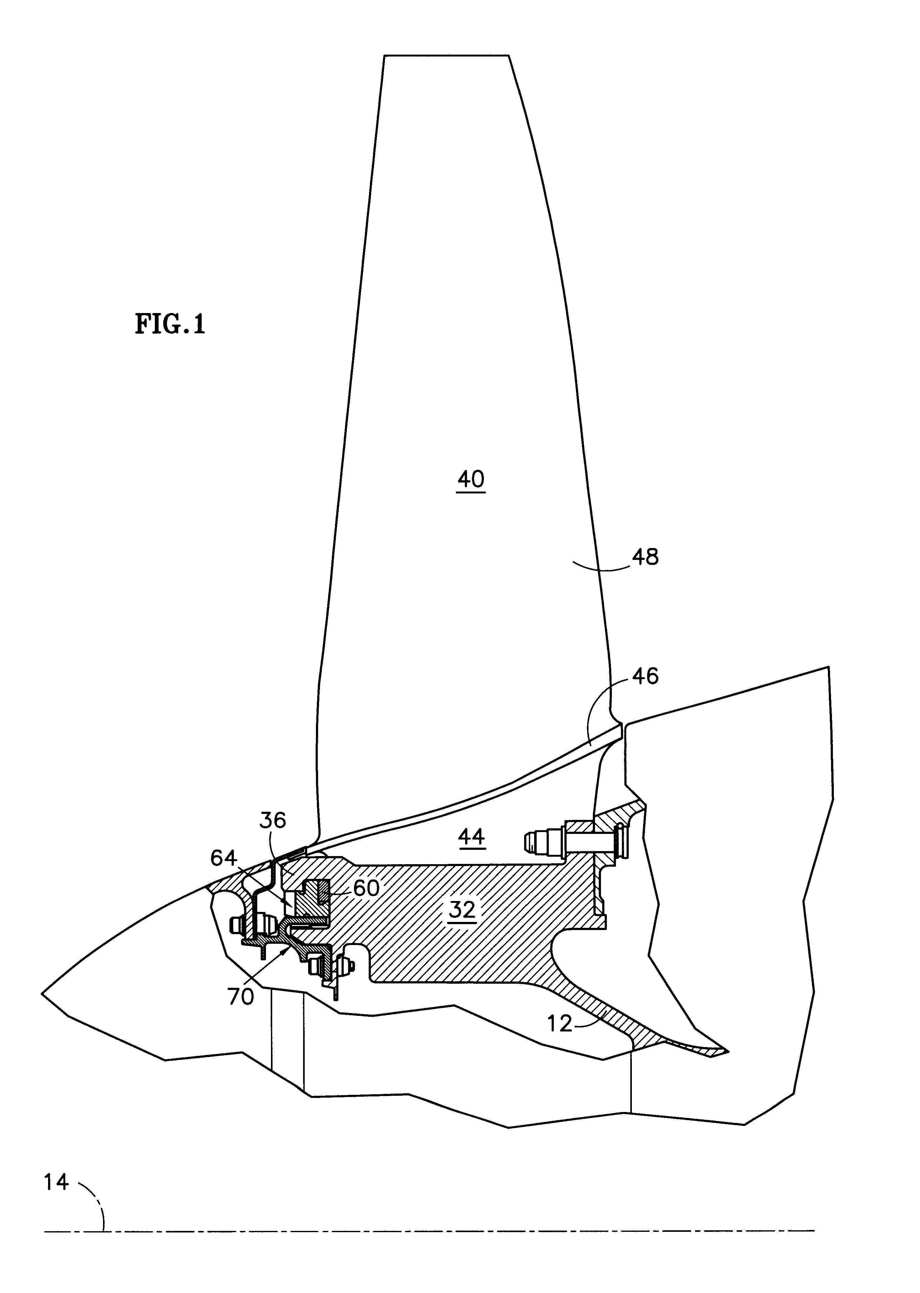 Axial retention system and components thereof for a bladed rotor