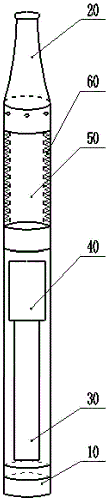 Ignition starting device for novel electric heating cigarette