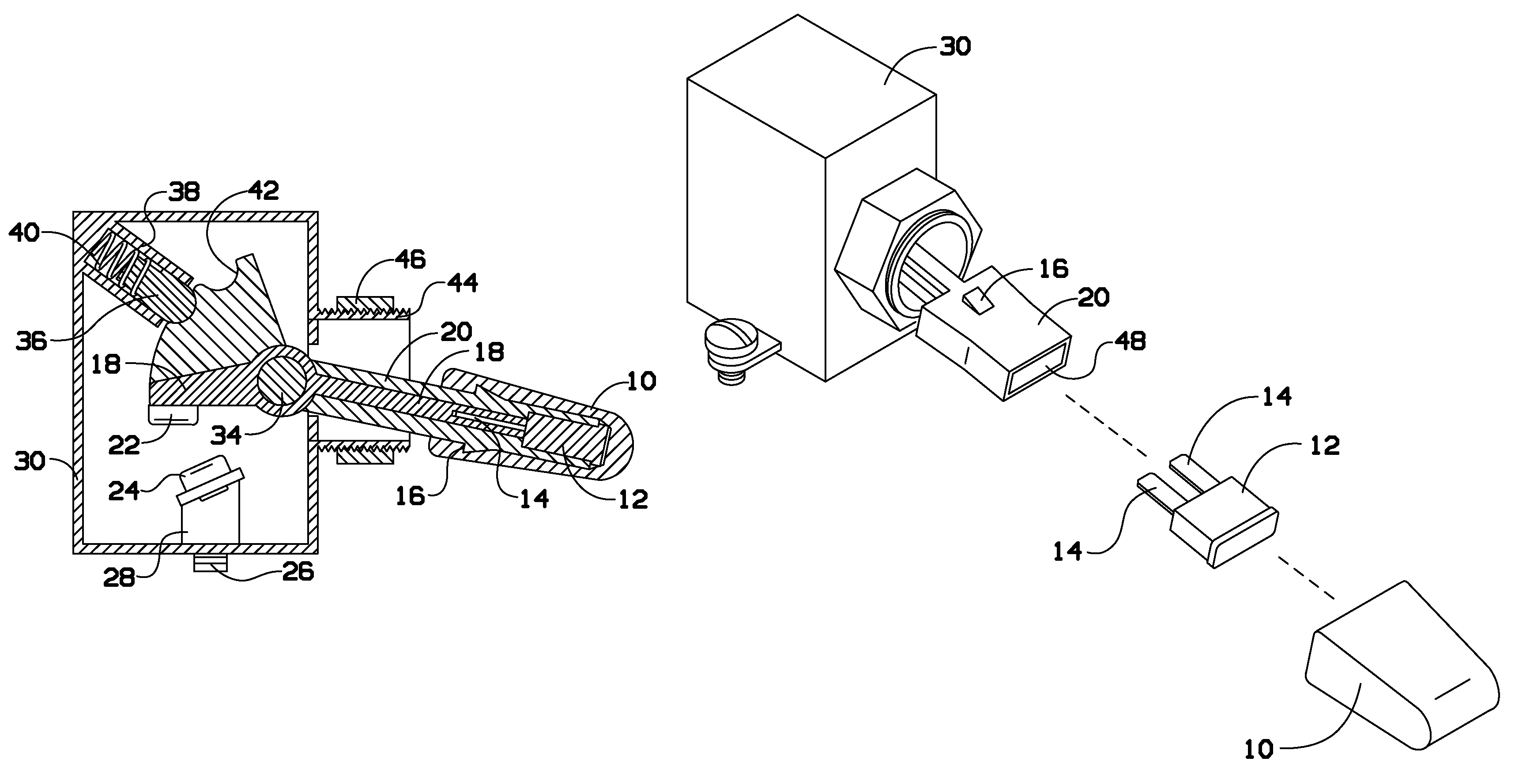 Electrical switch with built in fuse