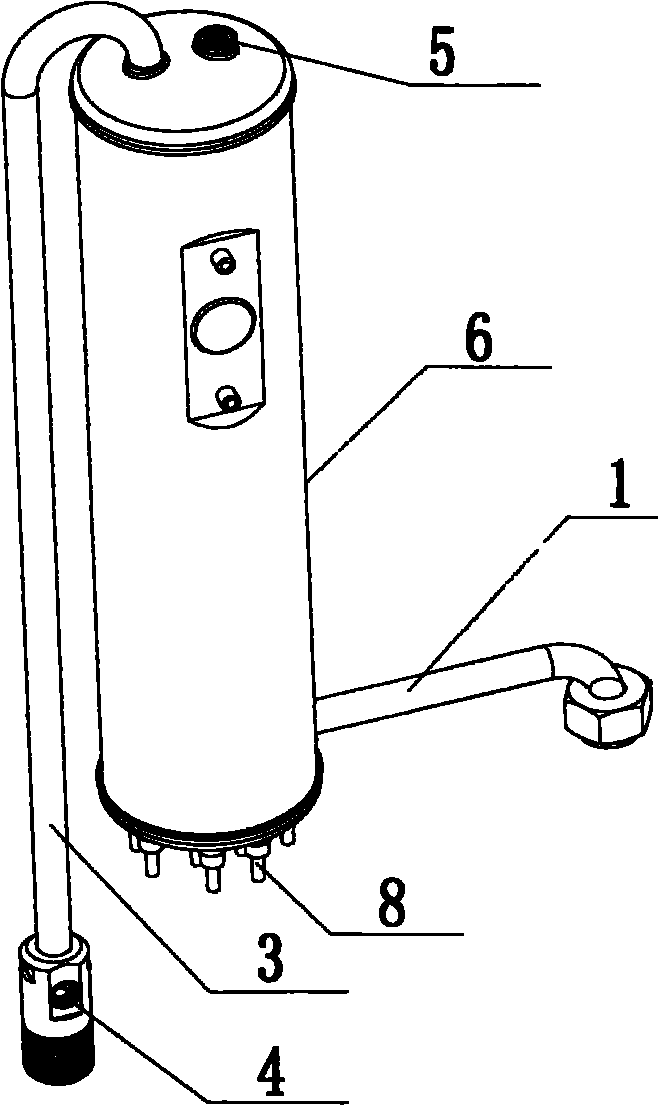 Red copper electric hot water heating device