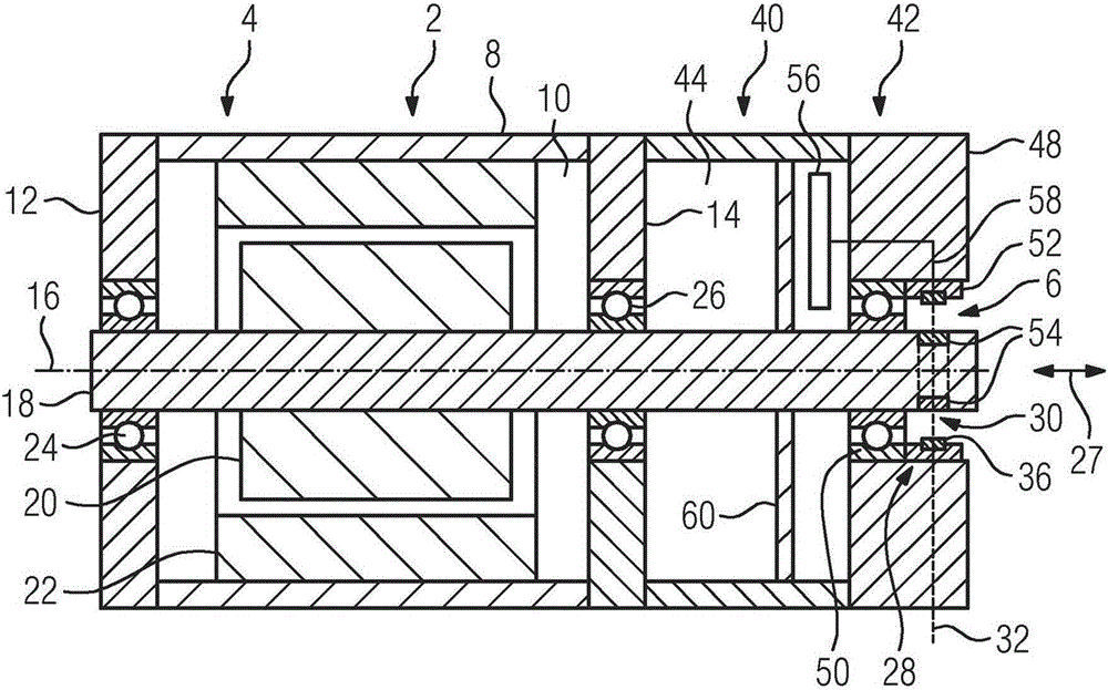 Electrical machine particular for electric or hybrid motor vehicle