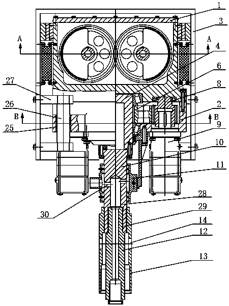 Vibrating type power head device