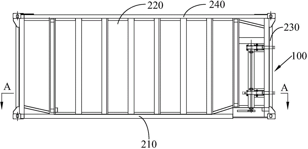 Locking mechanism used for container and container