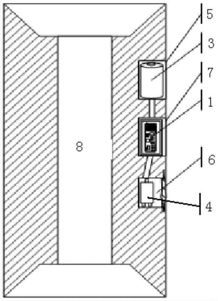 Data acquiring system for well drill bit and acquiring recorder