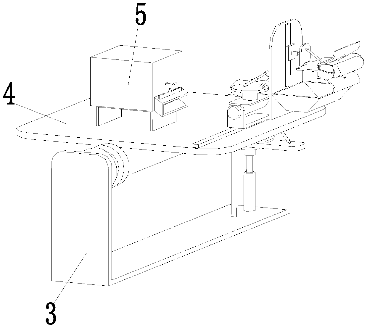 A building steel structure bridge reinforcement construction machine