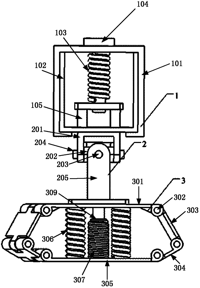 Camel foot simulated mechanical foot device