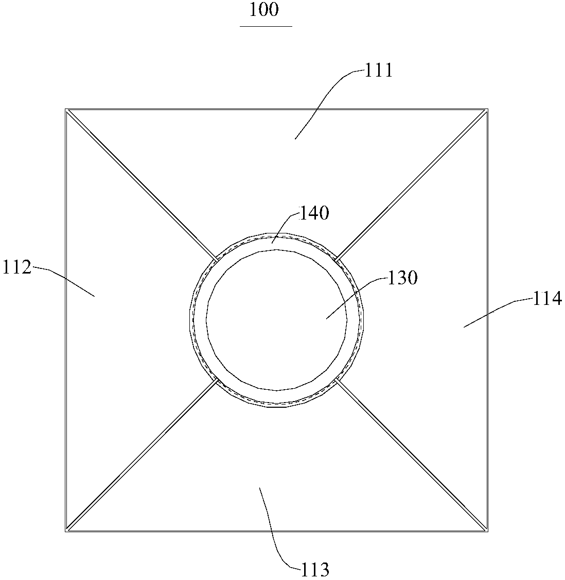 Floor drain brick and floor drain structure