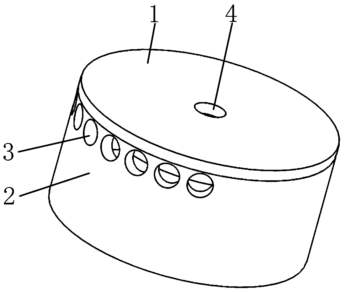 Mobile phone vibrator with fastening connection and cooling function