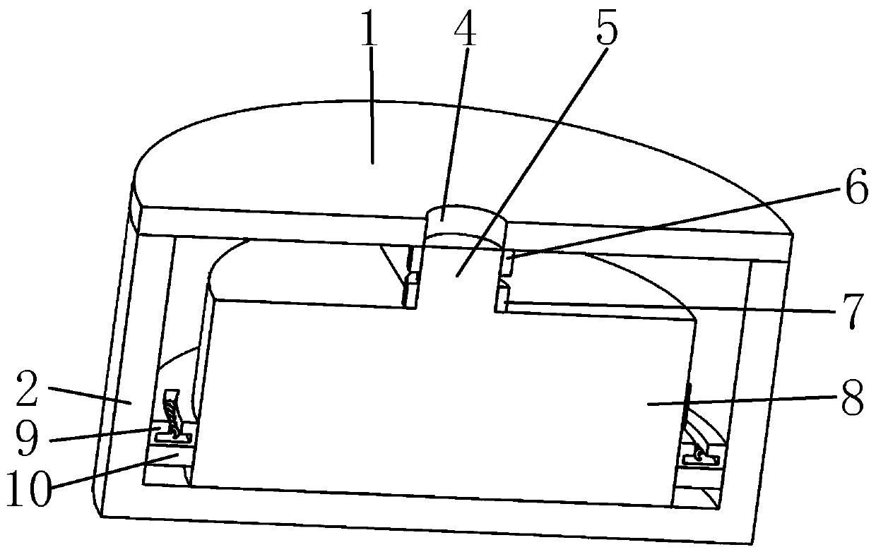 Mobile phone vibrator with fastening connection and cooling function