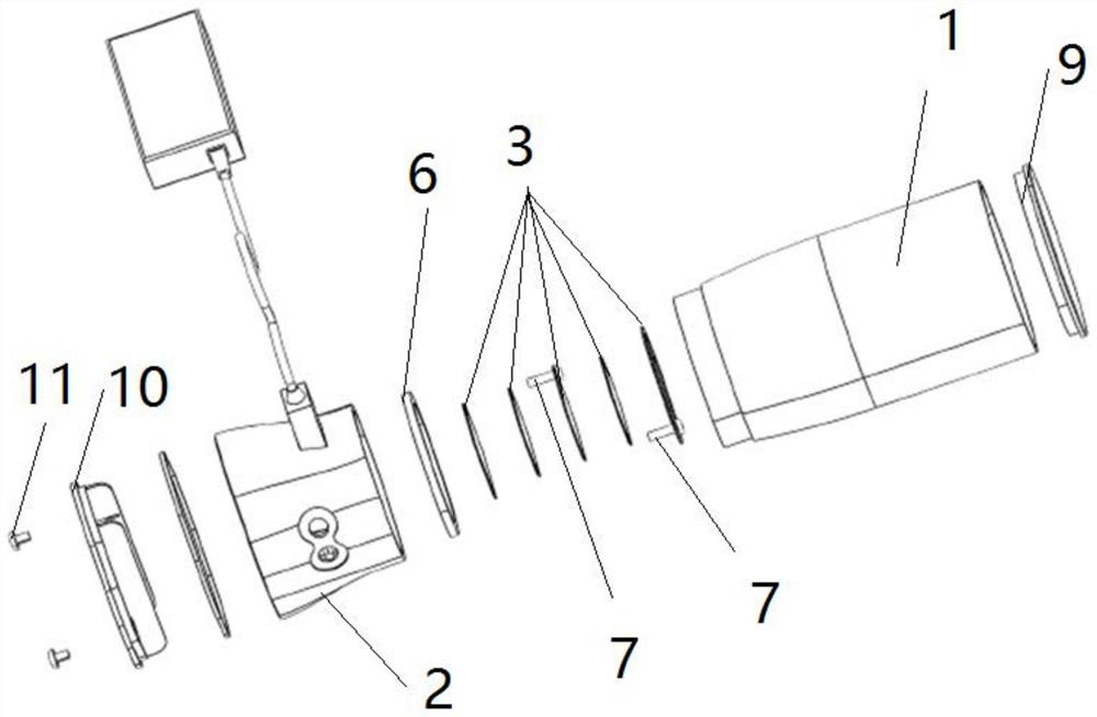 Improvement method and structure of ozone mouthwash instant generation device