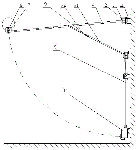 A grounding switch for high-end DC valve hall