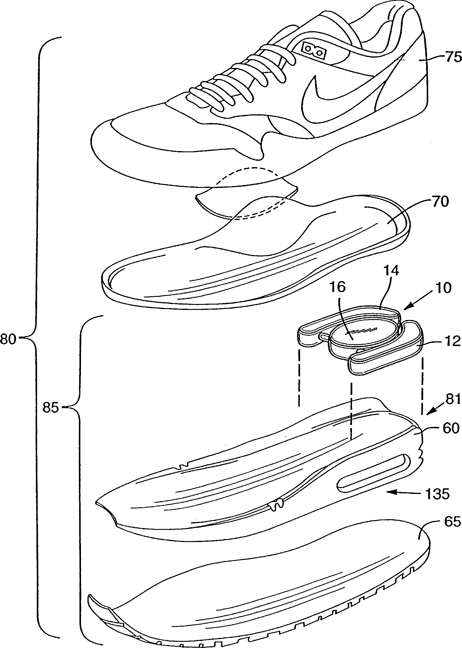 Article of footwear with motion control device