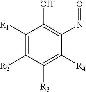 Ortho-nitrosophenols as polymerization inhibitors