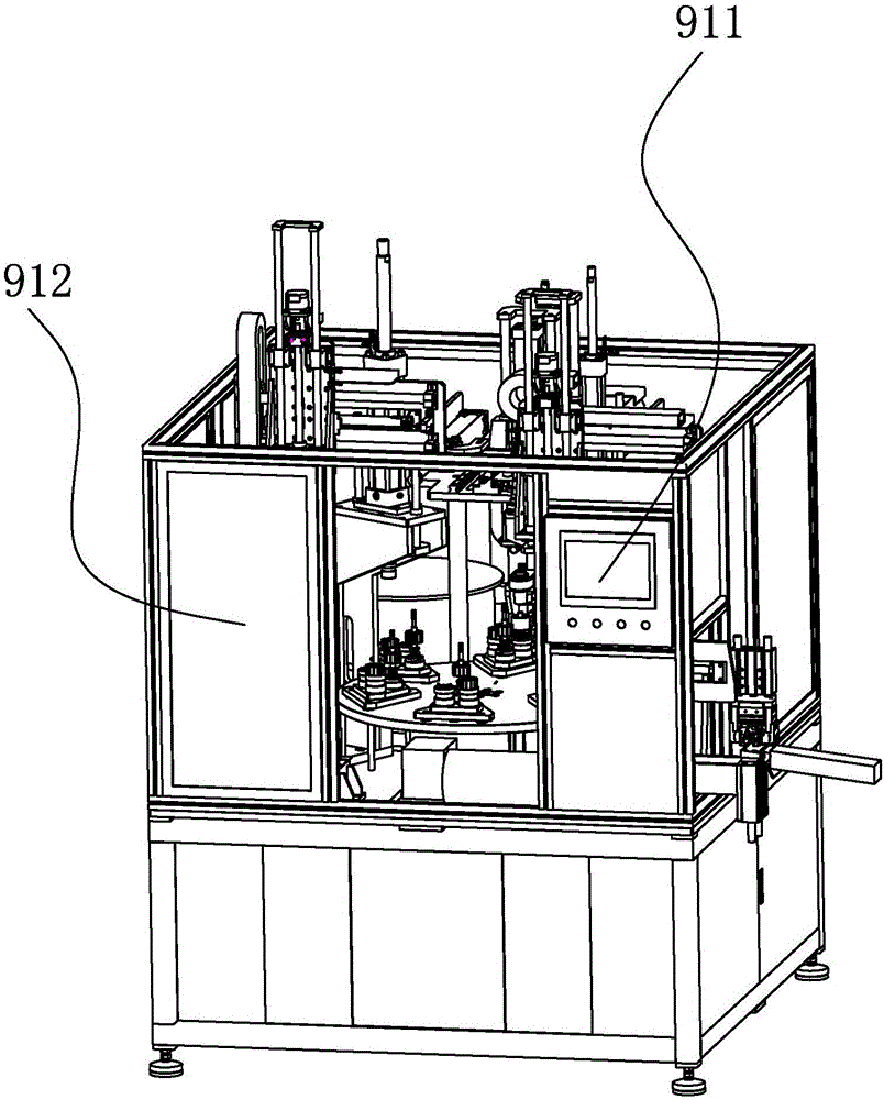 Series excited motor rotor assembly machine