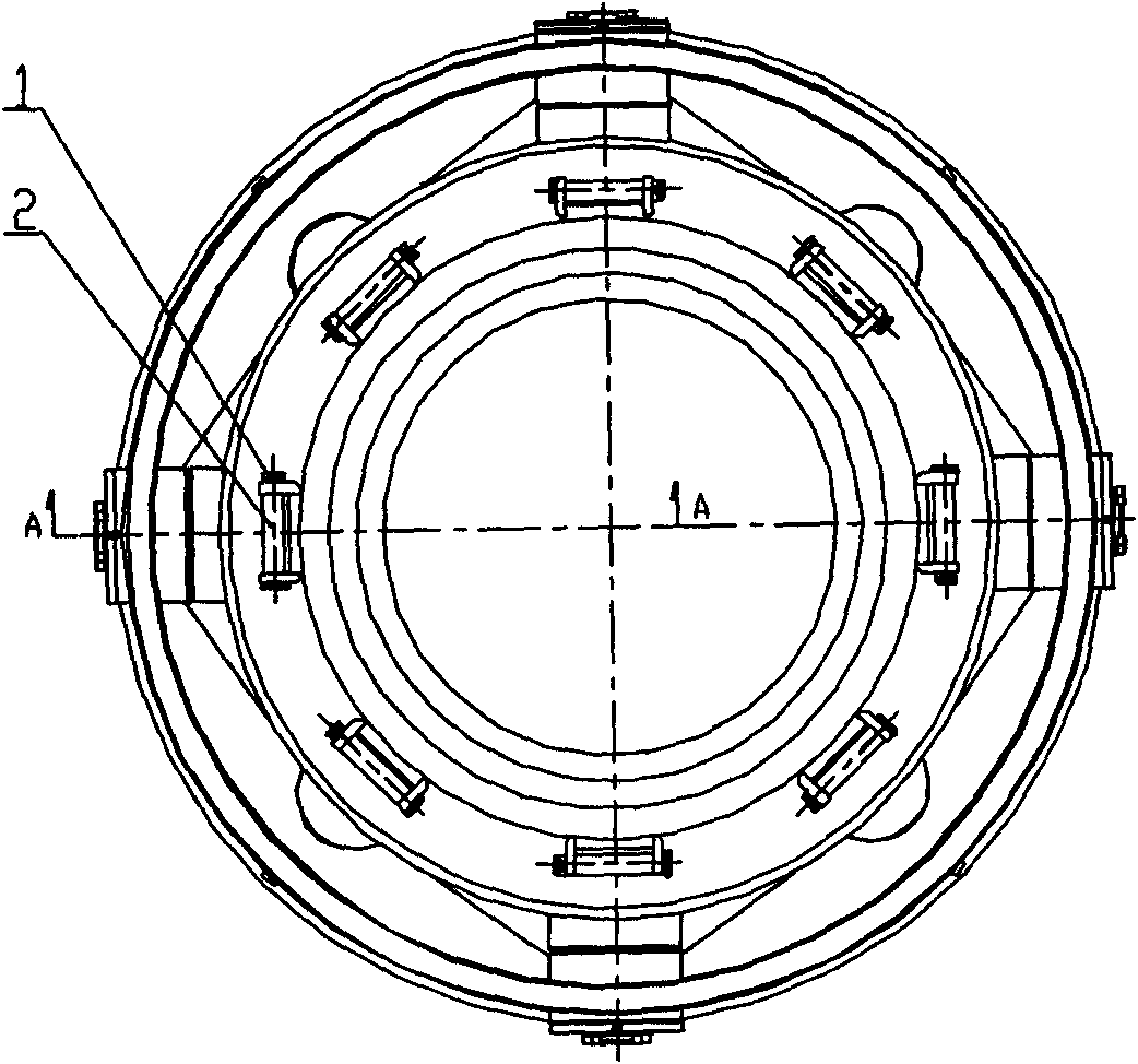 Driving and connecting device for rotary drilling rig power head pile casing