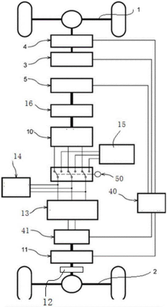 Multi-power-source vehicle driving method and system involved with reusable power generation system