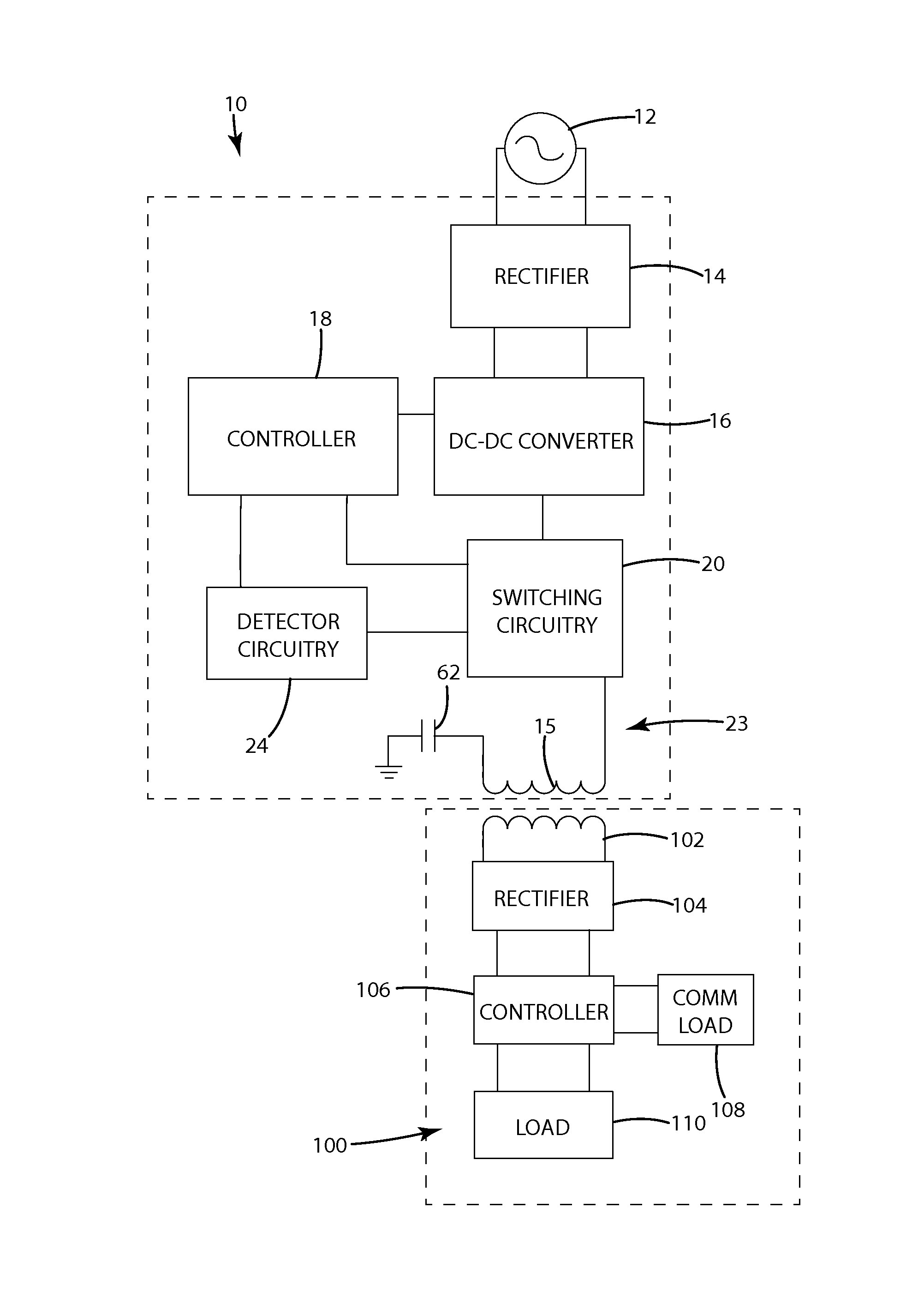 Systems and methods for detecting data communication over a wireless power link