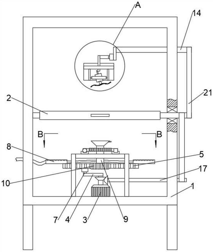 A cleaning rack for surgical instruments