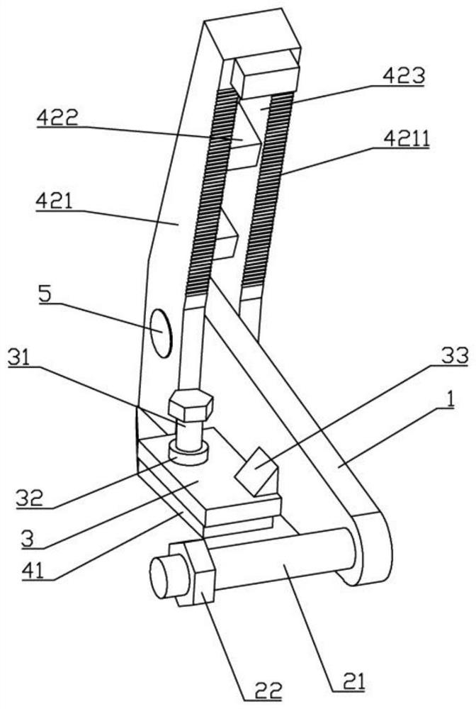 A building formwork reinforcement square fastener