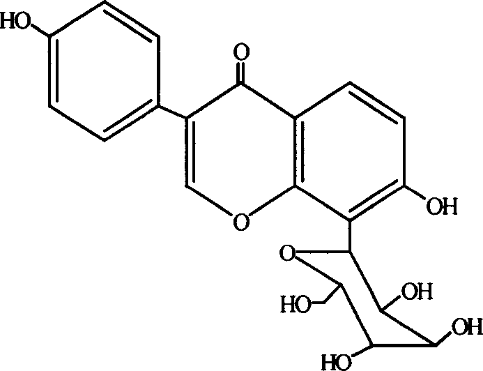 Composition of medication prepared from ginkgo leaves and puerarin