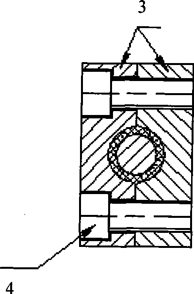 Specimen end clipping reinforcement method during FRP rib stress relaxation characteristics test