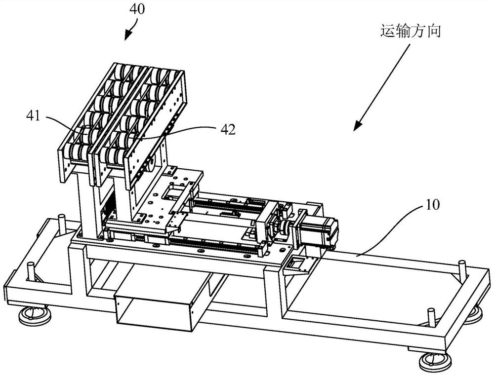 Unpacking and taking-out equipment and control method