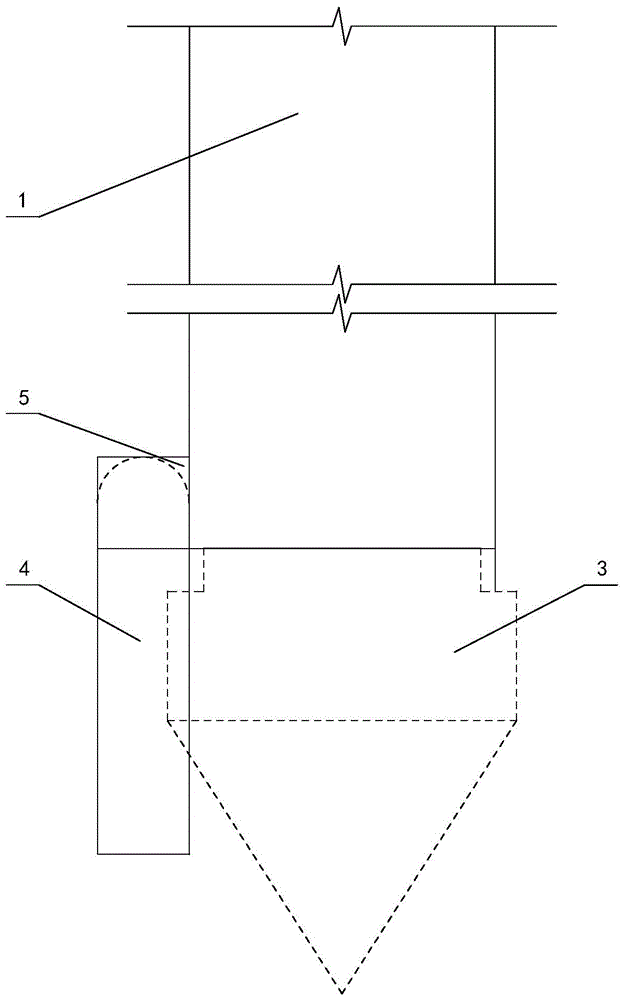 Piling anti-jamming sinking pipe of cast-in-situ pile and its construction technology