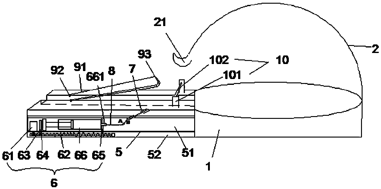 A kind of operation method of intravenous injection device for mice