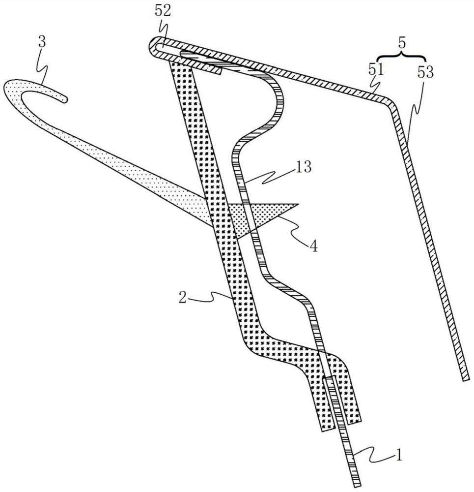 Side window hidden type outer weather bar and vehicle with same