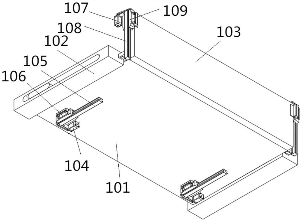 A segmented electric loading upstairs device and loading upstairs method