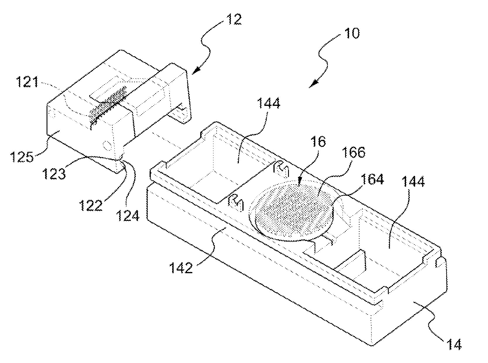 Method for repair of articular cartilage defect and a device used therein