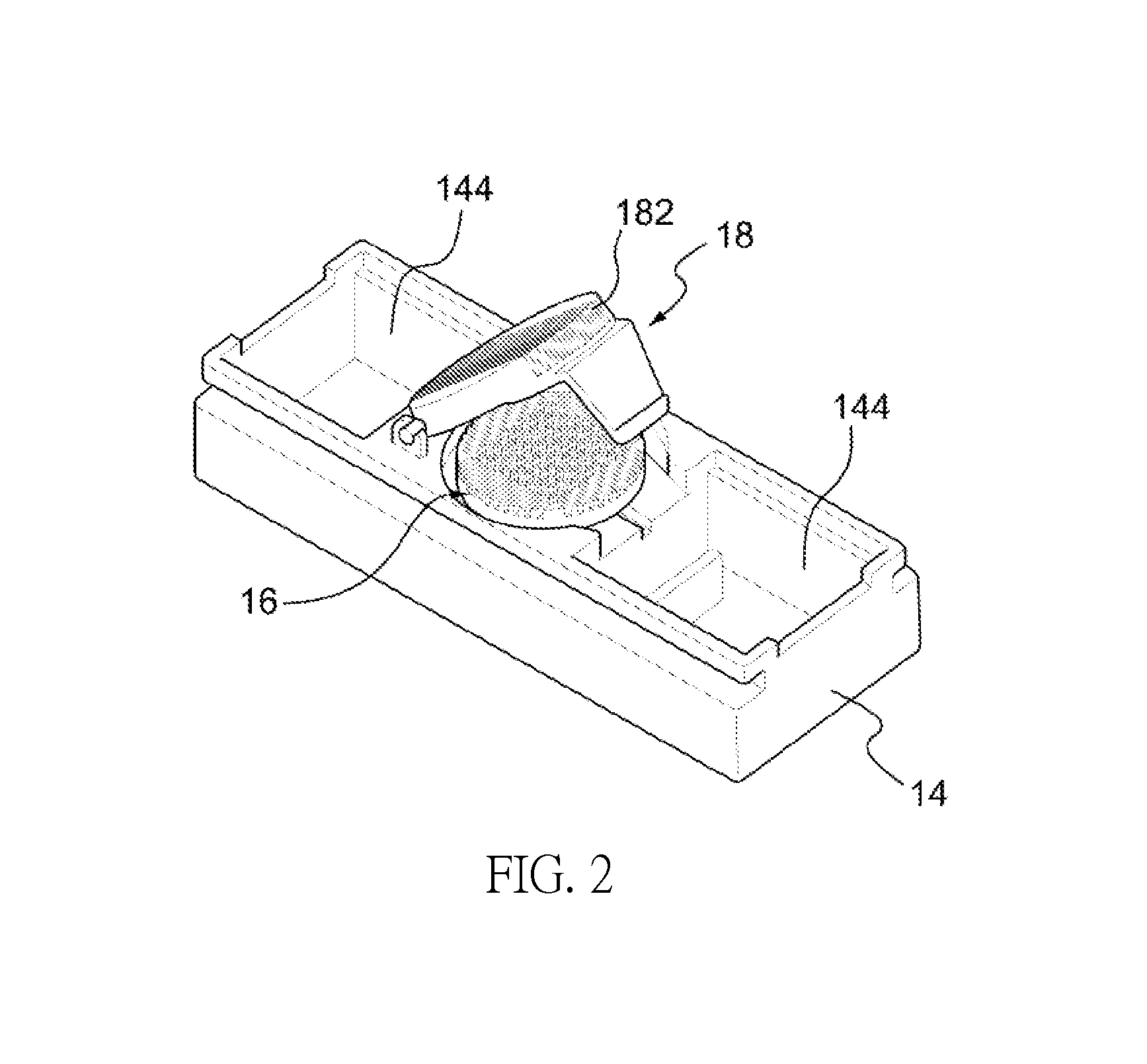 Method for repair of articular cartilage defect and a device used therein