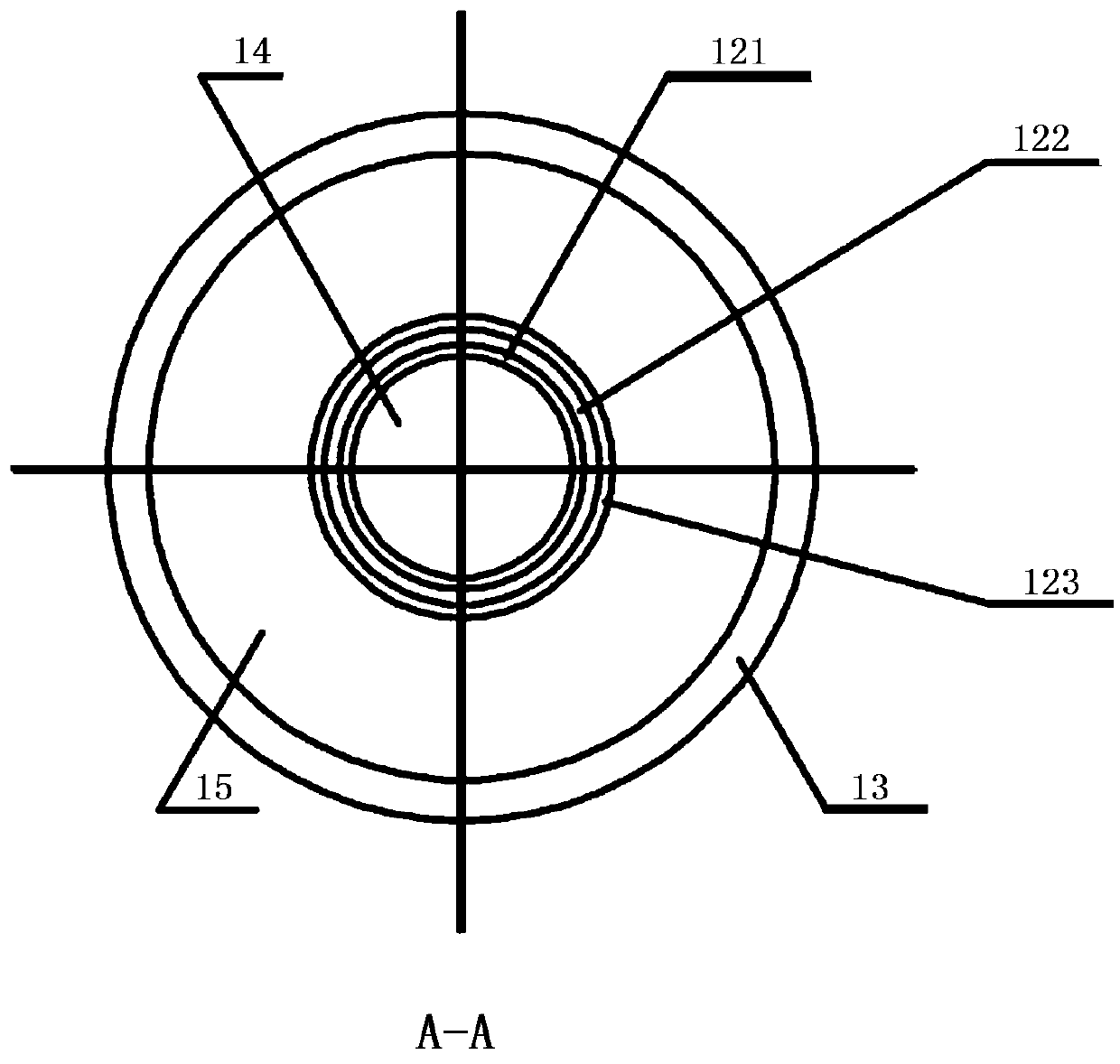 A double-balloon catheter for occlusion of blood flow in the common iliac artery