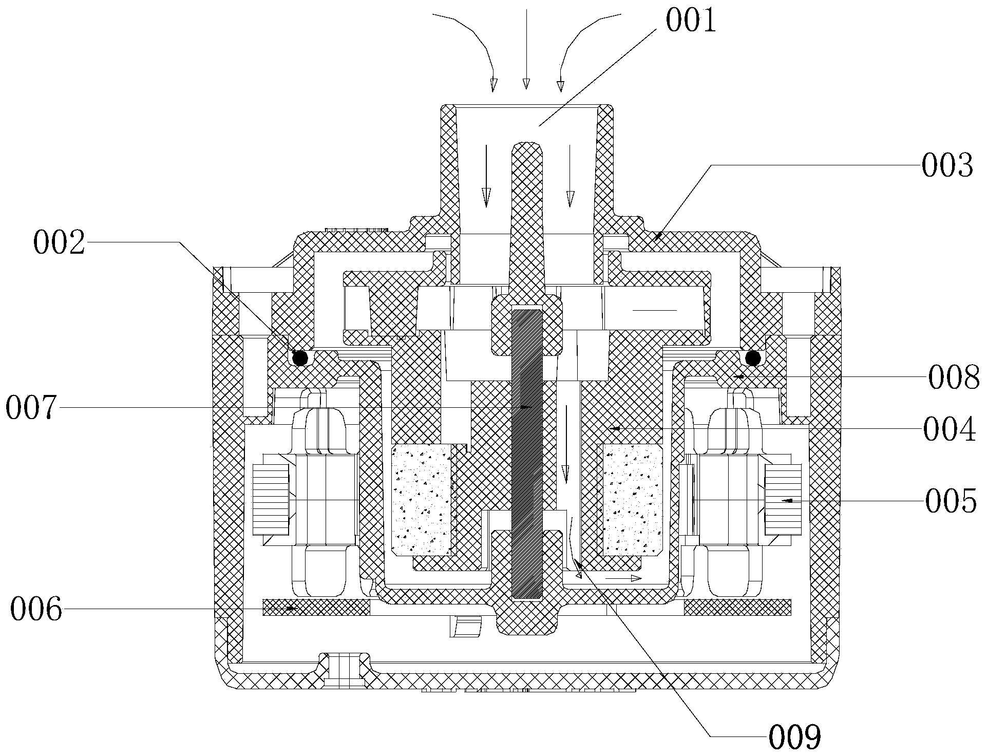 Direct-current brushless mute water pump