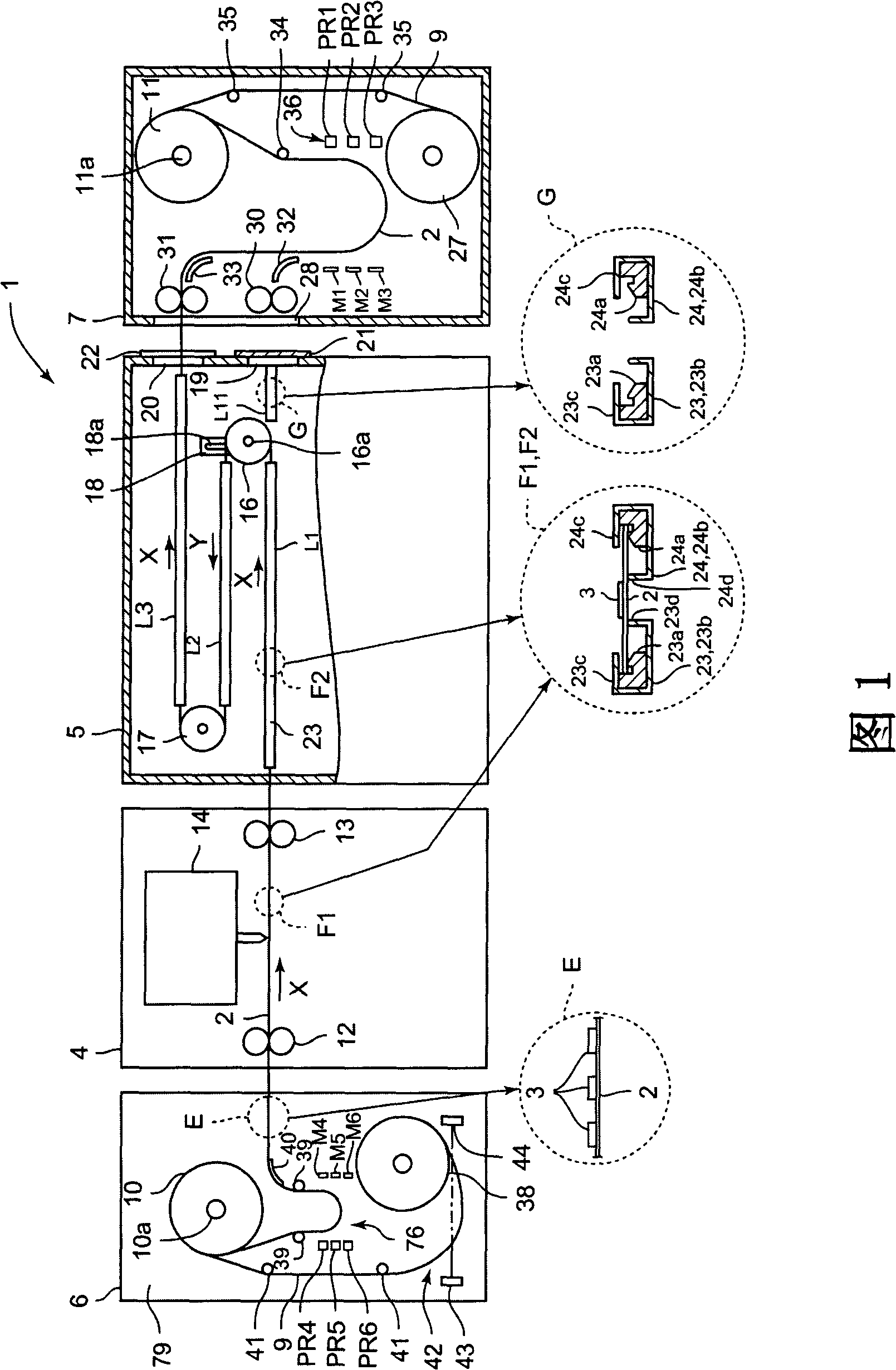 Circuit board supplying device, circuit board rolling device, circuit board processing system, circuit board supplying method and circuit board rolling method