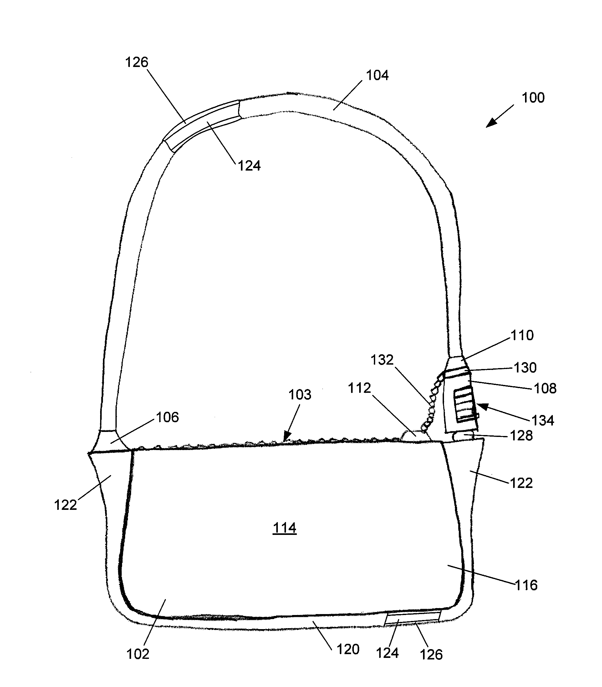 Cable lock bag